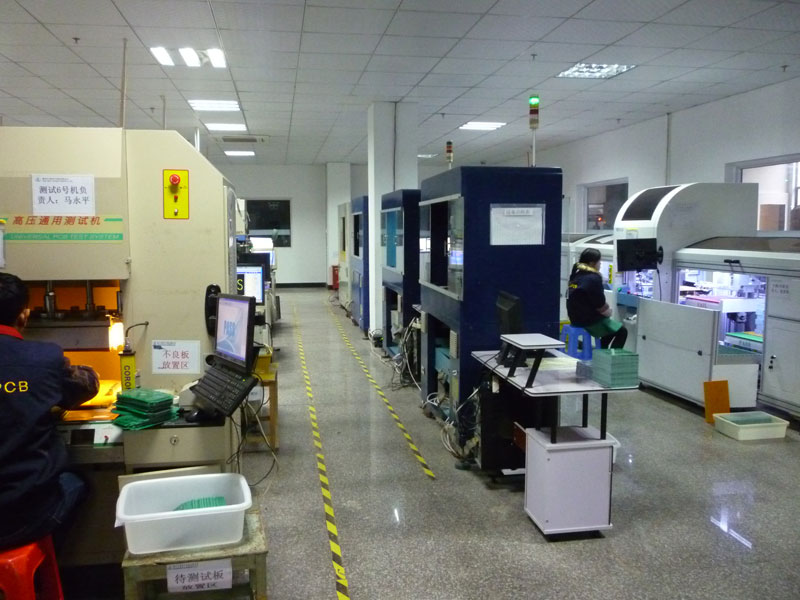 測(cè)試車(chē)間